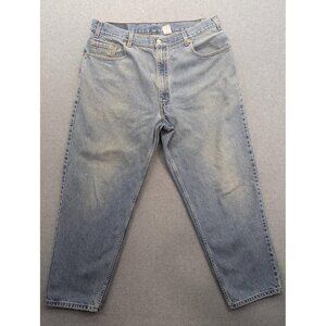 Vintage Levis 560 Jeans Mens 40x30 Light Wash Blue Loose Fit Tapered Leg Denim